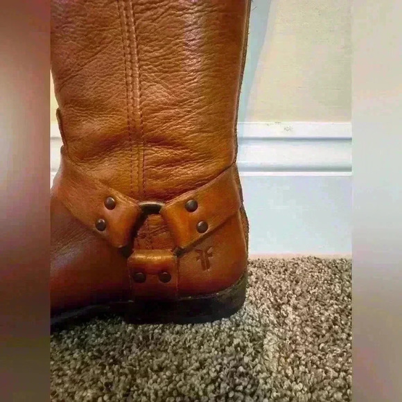Frye Boots Phillips Harness Tall Boots size 6.5 leather - Picture 3 of 8